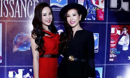 Hoa hậu Thu Hoài "chuẩn men" cạnh Vy Oanh đỏ rực nữ tính