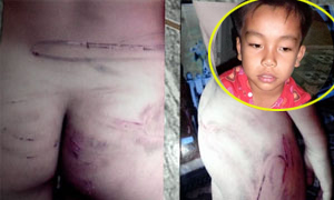 Kinh hoàng cha bắt con trai 11 tuổi ăn phân người
