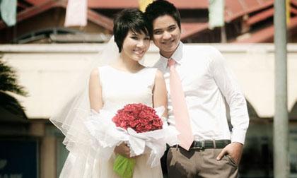 Ông xã điển trai của 'người mẫu đầu trọc' Bảo Trúc