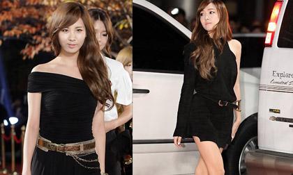 SNSD lấn át vợ Jang Dong Gun trên thảm đỏ 