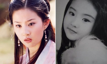 Ngắm ảnh ngày bé đẹp như thiên thần của Lưu Diệc Phi 