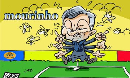 Mourinho lên phim hoạt hình