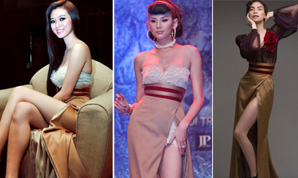 Chiếc váy xẻ đùi 'được lòng' mỹ nhân Việt