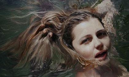 Nữ họa sĩ với biệt tài vẽ tranh như ảnh chụp