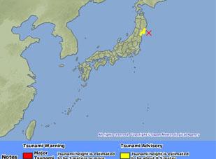 Nhật Bản cảnh báo sóng thần sau động đất mạnh