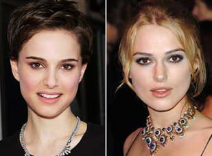 Natalie Portman và Keira Knightley giống nhau kỳ lạ