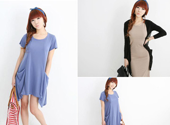 Váy thun freesize - mặc mà như không