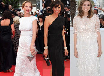 Xu hướng tại Cannes 2011: Váy dạ hội cùng xăng đan bệt
