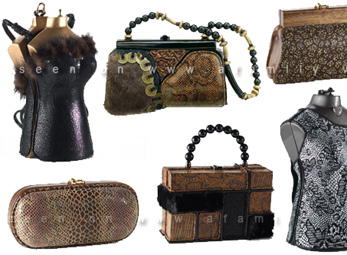 Sành điệu với túi xách từ gỗ thiên nhiên  