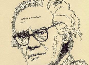 Thưởng thức nghệ thuật vẽ tranh chân dung bằng... chữ viết