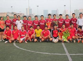 Sôi động trận giao hữu bóng đá giữa Xahoi.com.vn với báo Thanh tra chính phủ