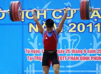 TP.HCM chiếm thế độc tôn giải vô địch cử tạ quốc gia 2011 