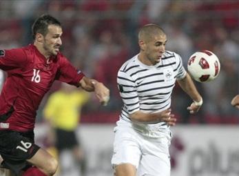 Video Albania - Pháp: Tiến bước