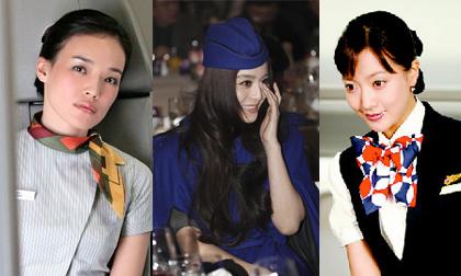 Sao vẫn quyến rũ với đồng phục tiếp viên hàng không