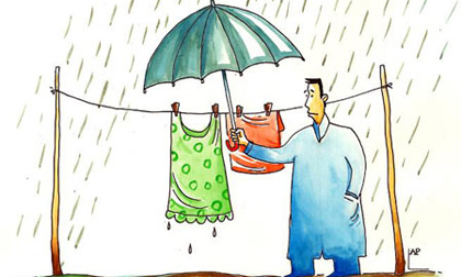 Biếm họa: Kiếp làm chồng