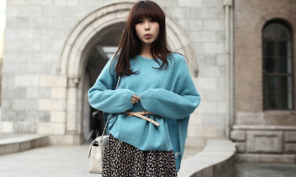 Những mẫu áo len rực rỡ đón Xuân về