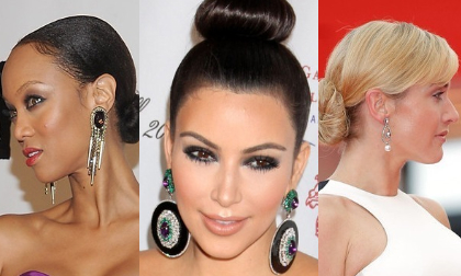 Tóc búi đẹp như sao Hollywood