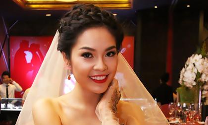 Dương Cẩm Lynh tuyệt sắc với váy cưới ren