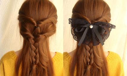 Tóc tết, vặn xoắn cho bạn gái nữ tính