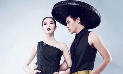 Siêu mẫu Đức Long đội nón quai thao ôm eo Huỳnh Nu