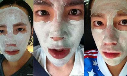 Sao Hàn nào đắp mặt nạ làm đẹp công phu nhất?