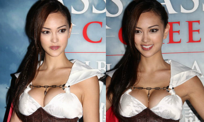 Jessica C khoe vòng 1 căng như muốn nổ 