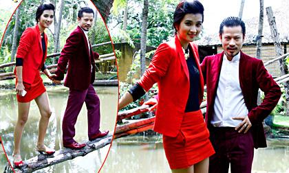 Doanh nhân Hùng Cửu Long “dạy” Kim Tuyến đi cầu tre