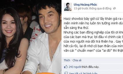 Ưng Hoàng Phúc "đá xéo" Cao Thái Sơn là gay