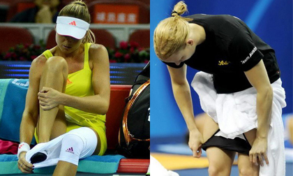 Những pha thay nội y hớ hênh của các hoa khôi thể thao