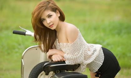 Mẫu trẻ Đặng Thu Thu đường cong gợi cảm trong 2 sắc màu đen - trắng