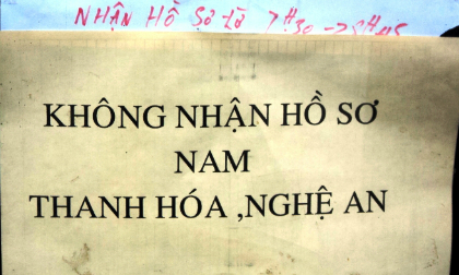 Nhà tuyển dụng quyết không nhận lao động Nghệ An, Thanh Hóa