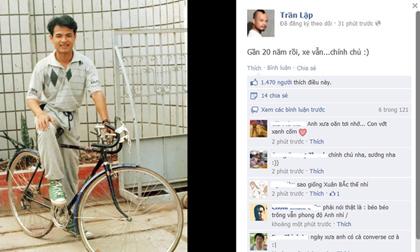 "Sốt" với ảnh thời trai tráng của HLV Trần Lập