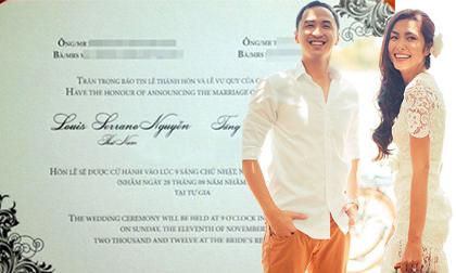Đặt những tấm thiệp cưới độc đáo của sao Việt lên "bàn cân"