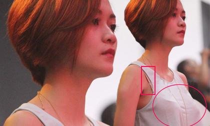 Thiều Bảo Trang mặc nội y xộc xệch đi xem The Voice