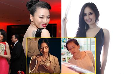 Hình ảnh "đối nghịch" nhan sắc của mỹ nhân Việt