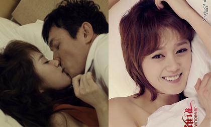 Jang Na Ra bị "cưỡng hôn" trên giường