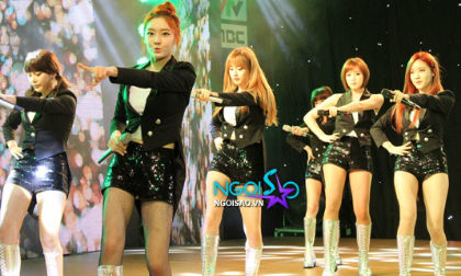 Fans phấn khích ngắm nhìn T-ara "bốc lửa" trên sân khấu Việt
