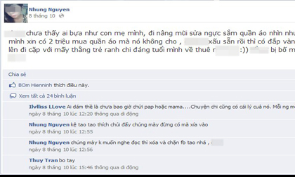 Xin tiền không được, lên Facebook chửi mẹ là "cave"