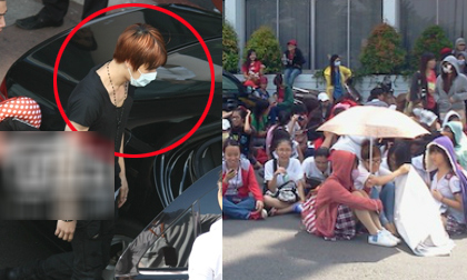 Kim Jae Joong xuất hiện kín mít nhanh chóng rời khỏi sân bay Tân Sơn Nhất