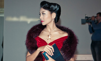 Sao Việt xinh như nữ hoàng nhờ trang phục lông