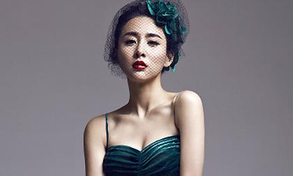 Ngắm Giả Thanh dùng mạng che mặt vẫn đẹp quyến rũ