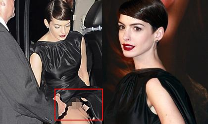 Mỹ nhân Anne Hathaway lộ toàn bộ "tam giác mật"