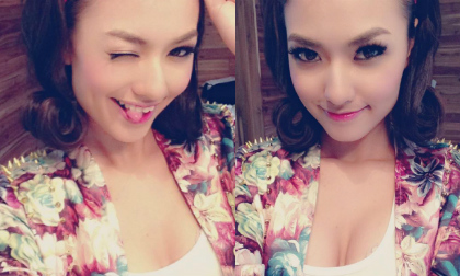 Hồng Quế khoe khe ngực đẹp và tóc mới