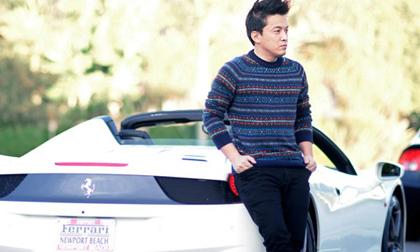 Lam Trường cưỡi siêu xe trị giá 6 tỷ đồng