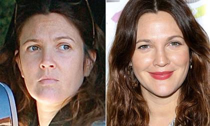 Sao xuống sắc trông thấy khi gỡ "mặt nạ" son phấn