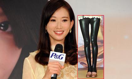 Lâm Chí Linh lộ chân cong veo vì quần da bó