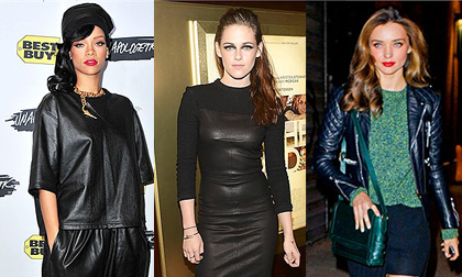 Diện đồ da quyến rũ và xinh đẹp như các minh tinh