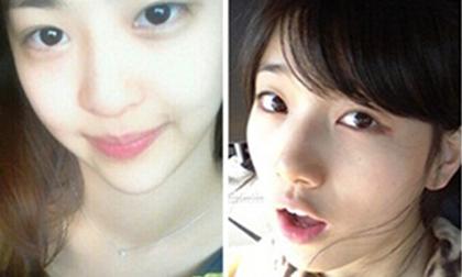 Mỹ nhân các nhóm nhạc Hàn thi nhau khoe mặt mộc