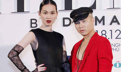 Tống Diệu Hằng cá tính trong mẫu thiết kế của Đỗ Mạnh Cường