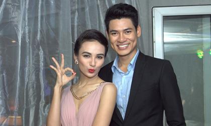  Lê Khôi Nguyên bất ngờ thân mật với hoa hậu Ngọc Diễm